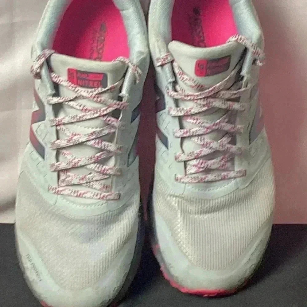 NEW BALANCE FUEL CORE NITREL W/ TOE PROTECT WO SIZE 9 PINK AND GRAY SNEAKERS - Picture 2 of 14